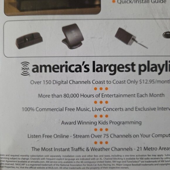 XM Satellite Radio VEHICLE KIT for Xpress Receiver~music sports playlists~NEW - Picture 5 of 6